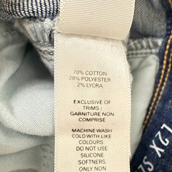 DU/ER L2X Performance Denim Mid Rise Straight Jeans Slim Fit Blue Size 28 x 30 - Picture 6 of 15